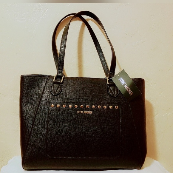 Steve Madden blk/sil Bfalli shopper - Picture 2 of 6